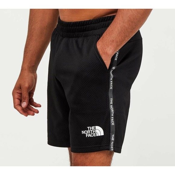The North Face Men's Mountain Athletics Tape Shorts M L Black Pants Sweatpants - Picture 3 of 10